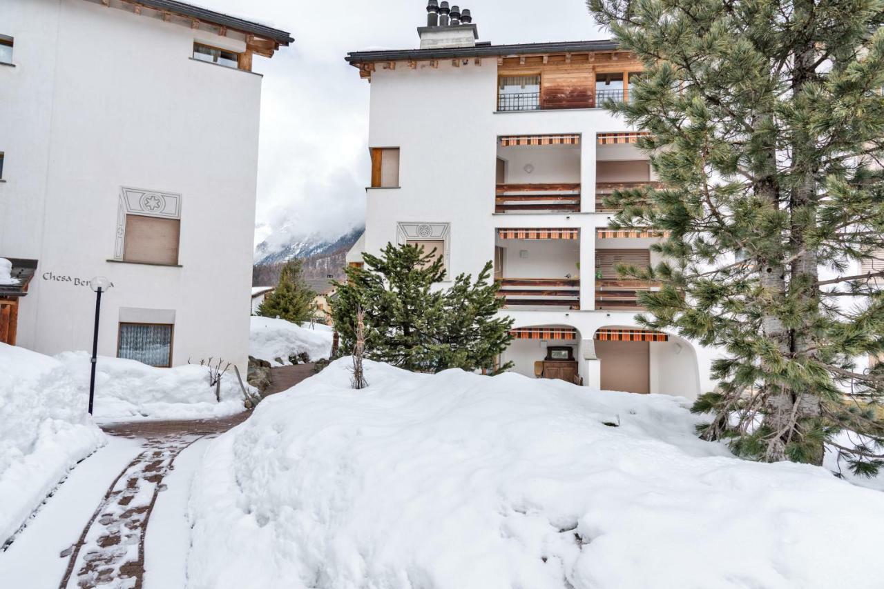 Ferienwohnung Chesa Rosatsch - Bever Exterior foto